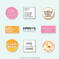 Load image into Gallery viewer, Collection of brunch-themed photo booth props with humorous sayings for bachelorettes, brunch events etc by lush party studio
