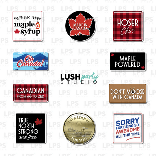 canada day prop bundle