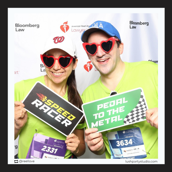 Photo booth prop signs with car racing phrases by lush party studio
