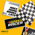 Load image into Gallery viewer, car racing photo booth props by lush party studio
