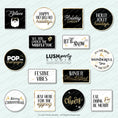 Load image into Gallery viewer, Collection of festive and classy photo booth props for christmas and holiday parties with various holiday-themed sayings by lush party studio
