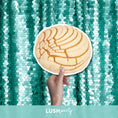 Load image into Gallery viewer, mexican concha bread photo booth prop by lush party studio
