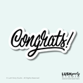Load image into Gallery viewer, Congrats Congratulations Photo Booth Prop Word Sign
