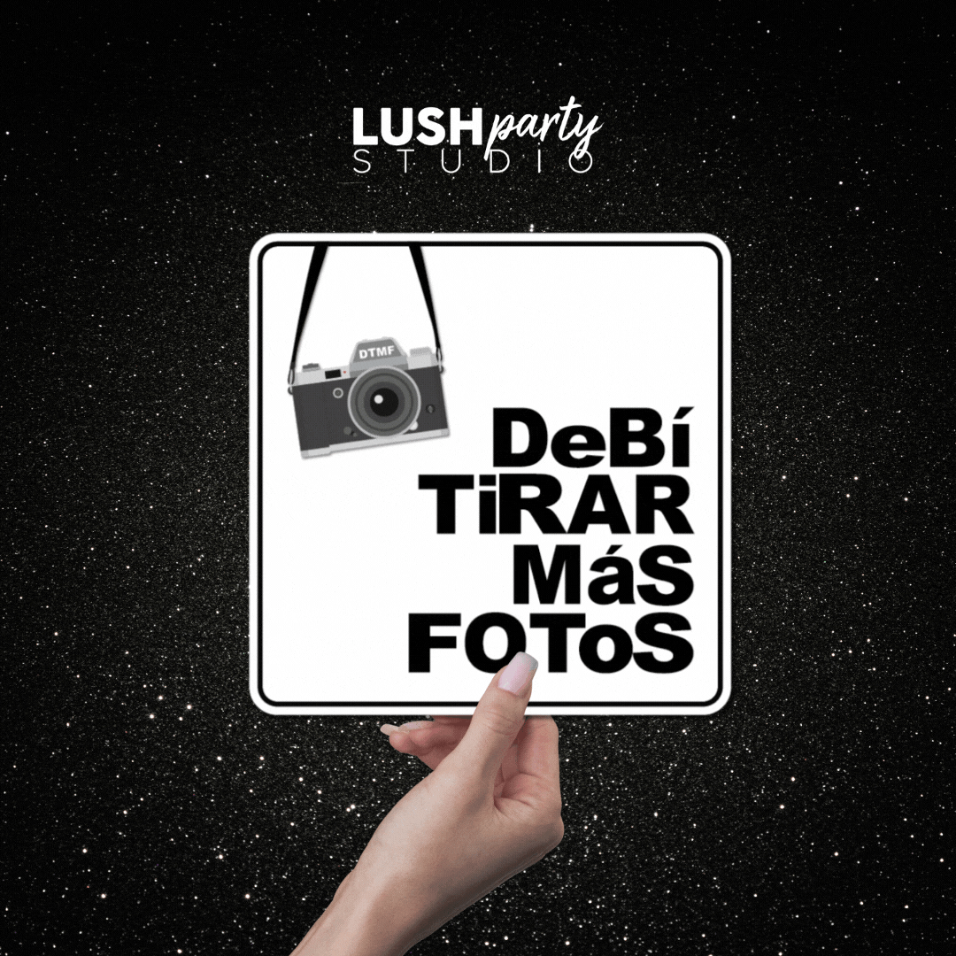debi tirar mas fotos photo prop sign bad bunny