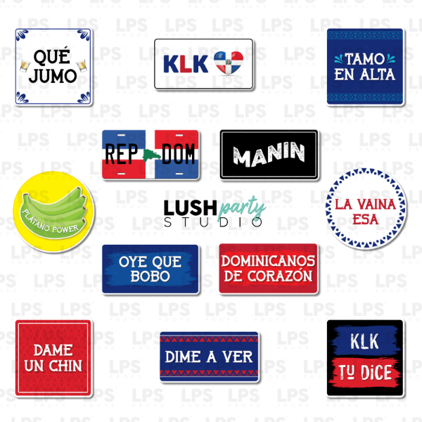 dominican photo prop bundle