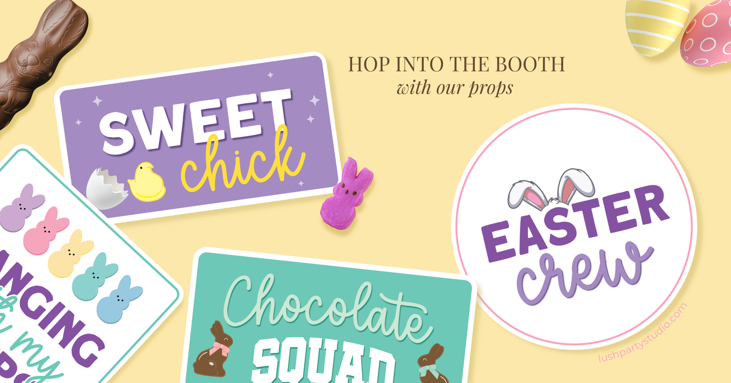 cute durable easter photo booth props 