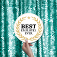 Load image into Gallery viewer, Best employee ever Employee appreciation work office corporate party photo booth prop signs bundle

