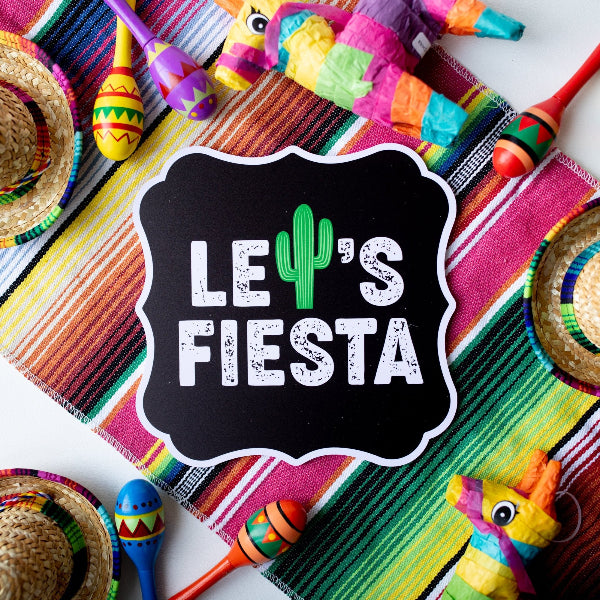 fiesta photo booth prop 