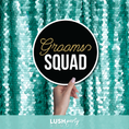 Load image into Gallery viewer, Prop sign with 'Grooms Squad' text by Lush Party Studio
