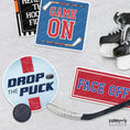 Load image into Gallery viewer, Hockey-themed photobooth props by lush party studio

