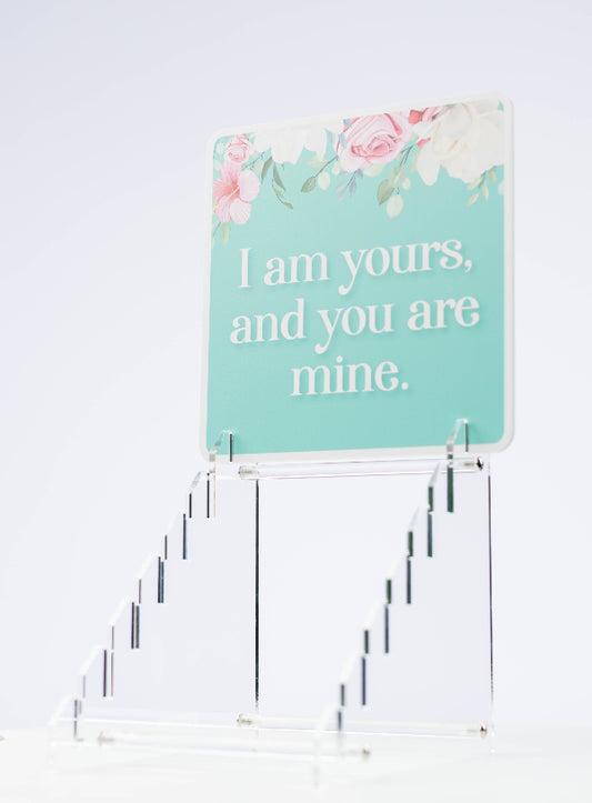 clear acrylic prop holder