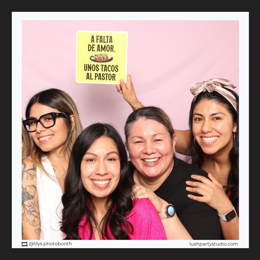 photo booth prop signs for fiestas, cinco de mayo and mexican parties by lush party studio