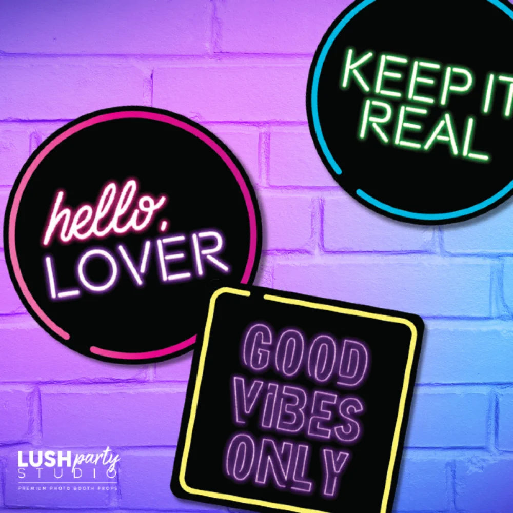 NEON GLOW SET - PROP SET