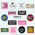 Load image into Gallery viewer, Set of funny pop culture graduation photo booth props for modern graduations
