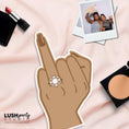 Load image into Gallery viewer, Prop hand with a ring finger diamond engagement by Lush party studio
