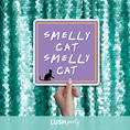 Load image into Gallery viewer, friends photo booth props with 'Smelly Cat, Smelly Cat' text by lush party studio
