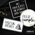Load image into Gallery viewer, cumpleanos birthday photo booth prop signs
