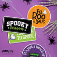 Load image into Gallery viewer, set of  kid-friendly Halloween photo booth props for parties and events. Lush Party Studio
