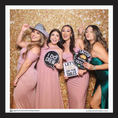 Load image into Gallery viewer, Four women posing with photo booth props by lush party studio
