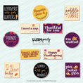 Load image into Gallery viewer, Thanksgiving Fall Friendsgiving Photo Booth Word Prop Signs
