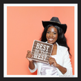 Load image into Gallery viewer, western photo booth prop sign that says 'Best in the West' for western theme parties

