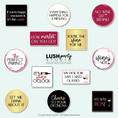 Load image into Gallery viewer, set of winephoto props for wine tastings, corporate events and celebrations by lush party studio

