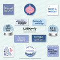 Load image into Gallery viewer, set of winter wonderland holiday party christmas photo booth prop signs
