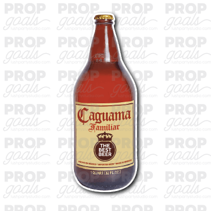 Caguma Beer photo booth prop