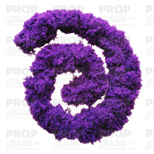 super lush featherless boa grape purple
