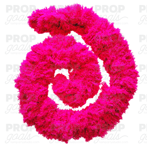 Featherless washable shedless boa pink