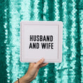 Load image into Gallery viewer, Husband And Wife Photo Booth Props Lush Party Studio

